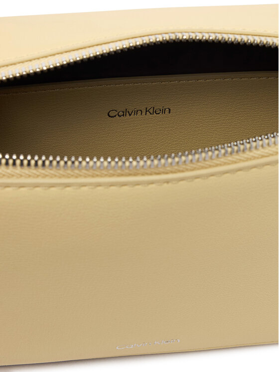 Calvin Klein Calvin Klein Дамска чанта Foil Logo Elongated Camera Bag LV04F3276G Жълт