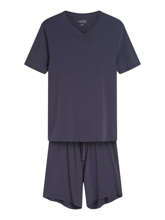 Esotiq Esotiq Piżama 44402 Szary Regular Fit