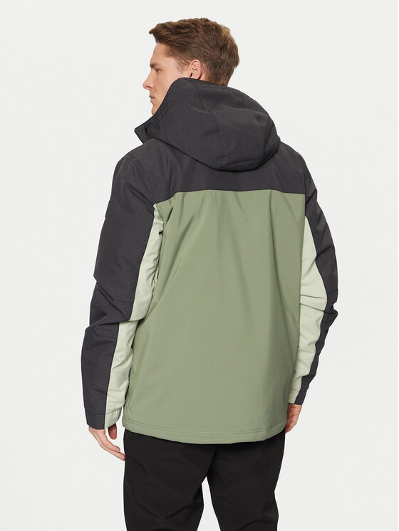 Quiksilver Quiksilver Lyžařská bunda Dawson EQYTJ03451 Zelená Slim Fit