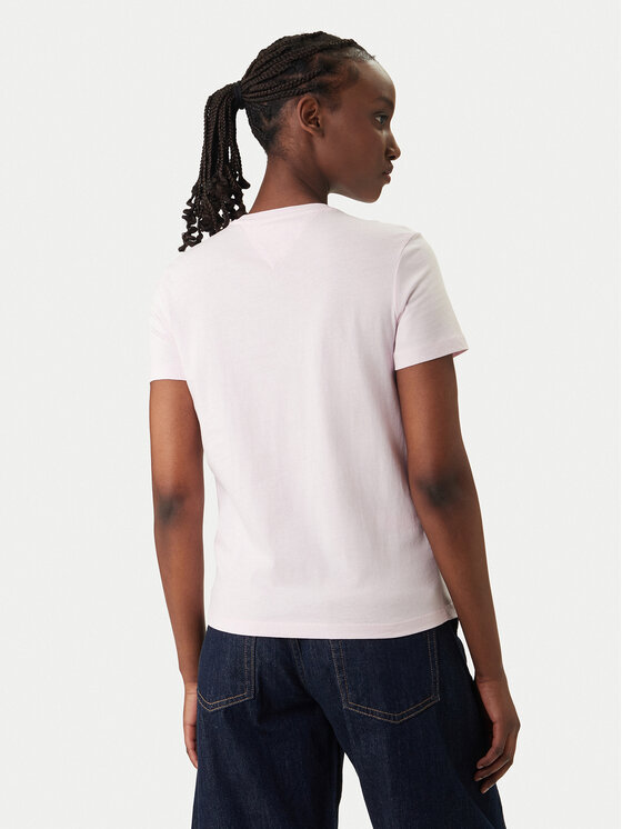 Tommy Jeans Tommy Jeans Tričko DW0DW22277 Ružová Regular Fit