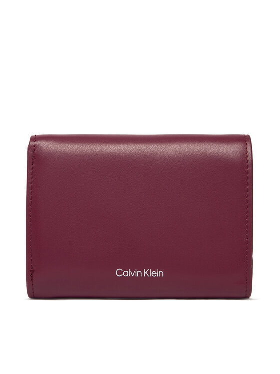 Calvin Klein Calvin Klein Peňaženka Hardware Trifold With Zip Pocket LV04F1116G Ružová