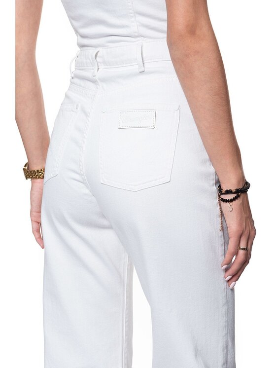 Wrangler Wrangler Jumpsuit OVERALL FLARE Bianco Regular Fit