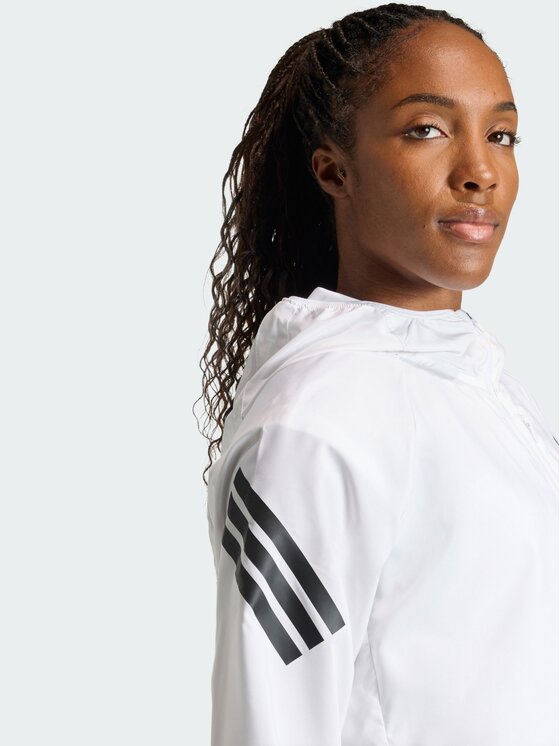 adidas adidas Kurtka do biegania 159449 Biały Regular Fit