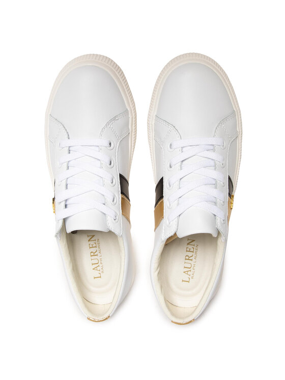 LAUREN RALPH LAUREN Lauren Ralph Lauren Сникърси Janson II Sk Vlc 802828027002 Бял