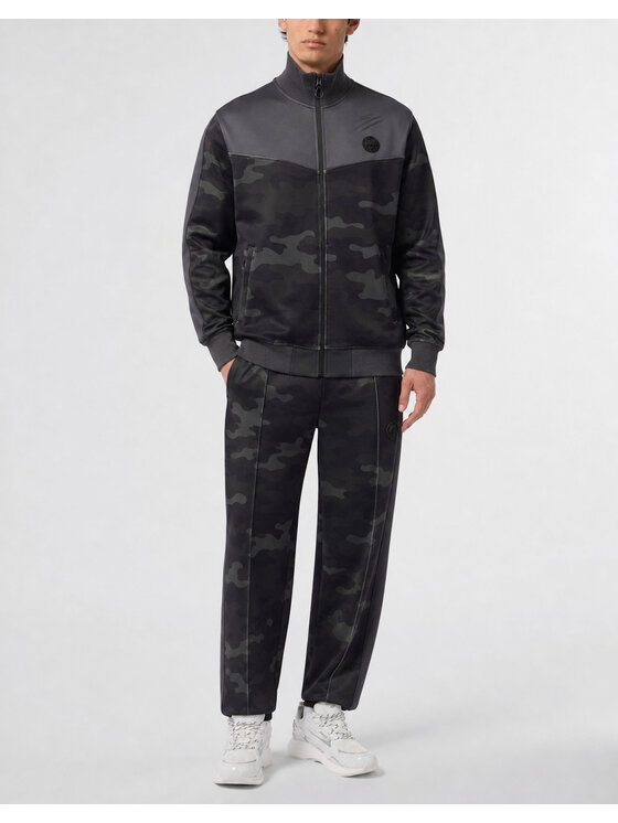 Plein Sport Plein Sport Teplákové kalhoty 31545 Zelená Jogger Fit