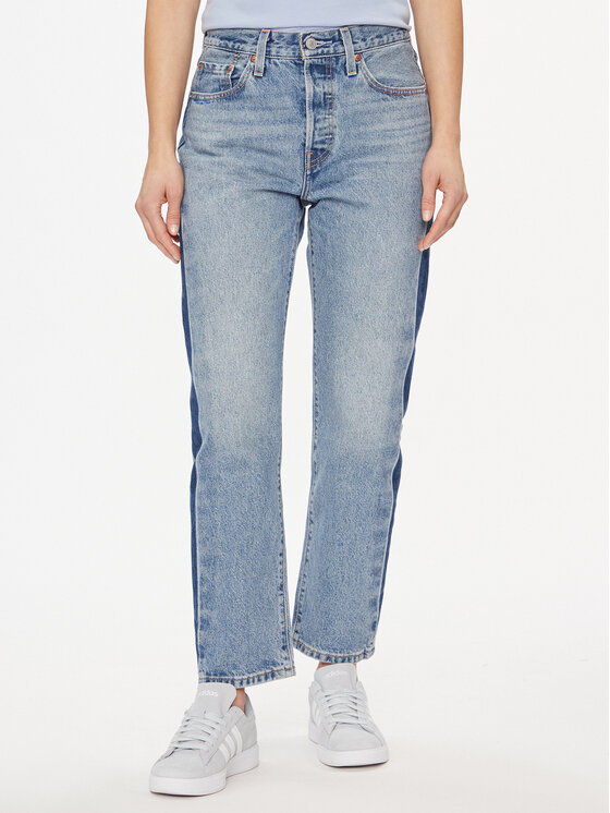 Levi's® Jeans Hlače 501® 36200-0316 Modra Cropped Fit