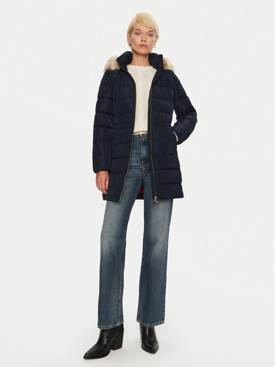 Tommy Hilfiger Tommy Hilfiger Kurtka puchowa Heritage WW0WW43234 Granatowy Regular Fit