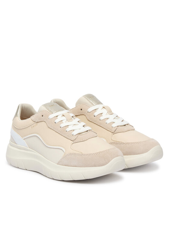 Geox Geox Sneakersy D Plummery D65YNA 5422 C5V1Z Svetlo béžová