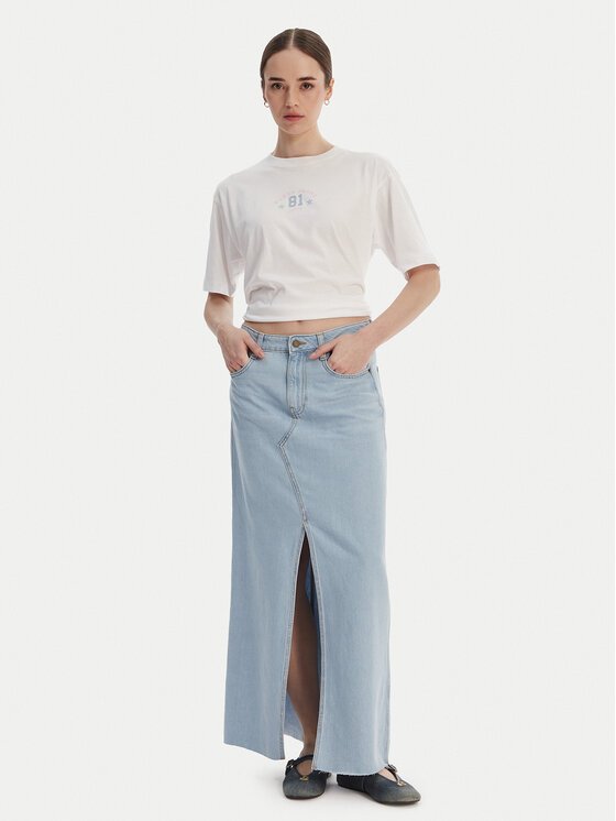 Guess Jeans Guess Jeans T-Shirt W6RI20 K8HM0 Biały Oversize