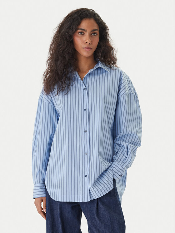 BOSS BOSS Särk C_Bostatta 50559241 Sinine Oversize