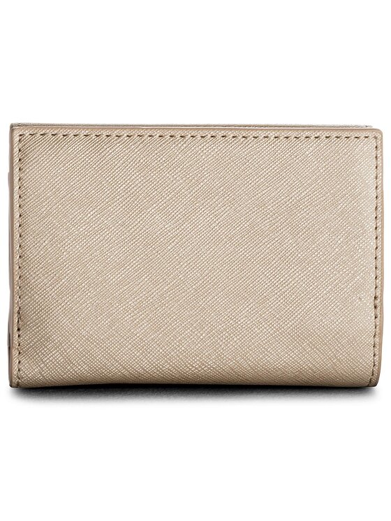 Tommy Hilfiger Tommy Hilfiger Малък дамски портфейл Honey Med Flap Wallet AW0AW05197 Златист