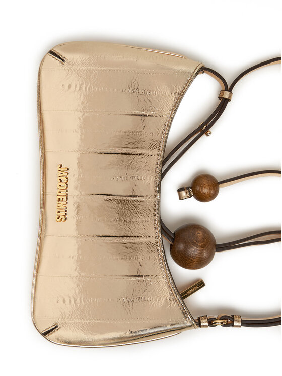 JACQUEMUS JACQUEMUS Torebka Le Bisou Perle 24E231BA057-3169 Złoty
