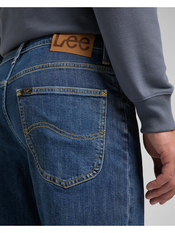 Lee Lee Jeansy BROOKLYN STRAIGHT Niebieski Straight Fit