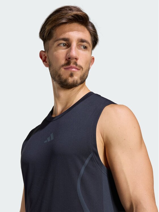 adidas adidas Techniniai marškinėliai Airchill Intensity KT3257 Juoda Slim Fit