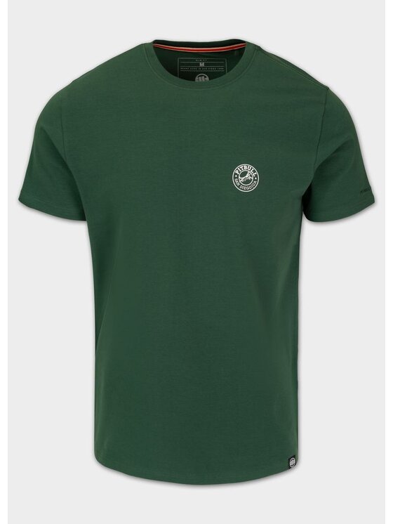 PITBULL PITBULL T-Shirt AUTOMATIC Zielony Regular Fit