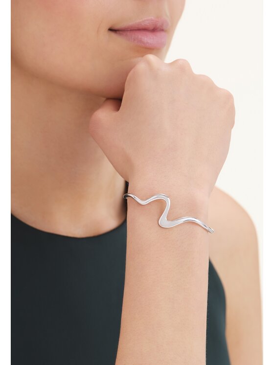 Rosefield Rosefield Bransoletka BOLD WAVE Srebrny