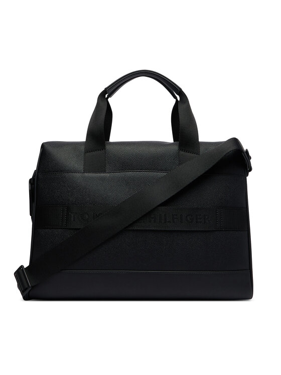 Tommy Hilfiger Tommy Hilfiger Τσάντα για laptop Th Modern Monogram Computer Bag AM0AM14729 Μαύρο