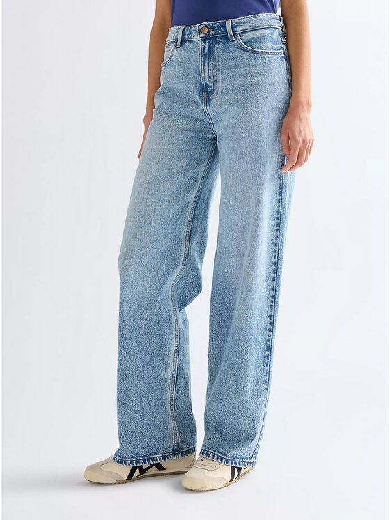 Wrangler Wrangler Jeansy Loose Straight Niebieski Loose Fit