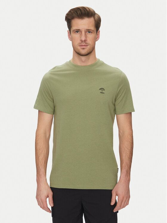 Blend Blend T-Shirt 20718304 Zielony Regular Fit