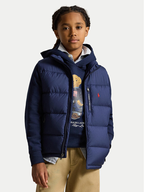 Polo Ralph Lauren Vestă 323969863002 Bleumarin Regular Fit