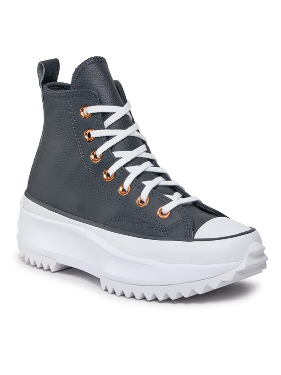 Converse Converse Superge Run Star Hike Platform Metallic & Leather A04183C Črna