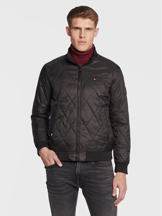 Tommy Hilfiger Tommy Hilfiger Bomber-jakk Diamond MW0MW25261 Must Regular Fit