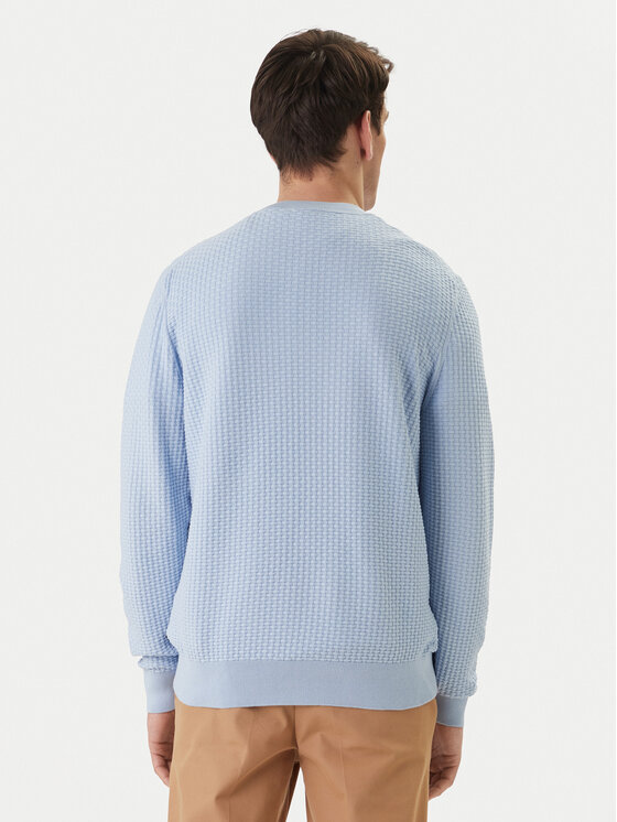 BOSS BOSS Svetr H-Imberto 50545283 Světle modrá Regular Fit