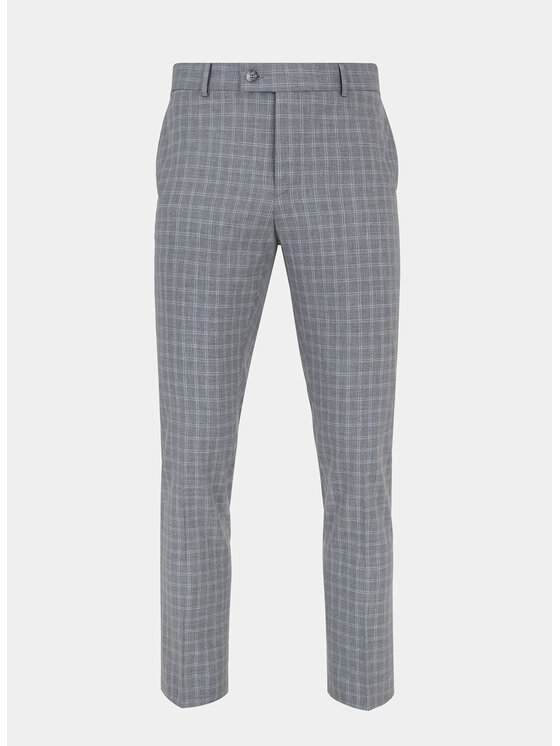 Pako Lorente Pako Lorente Spodnie garniturowe P22SF-6G-008 Szary Slim Fit