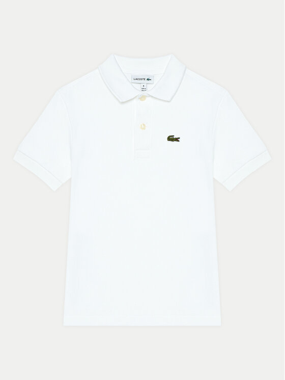 Chłopięce Polo Lacoste, Rozmiar 6A, Białe, PJ2909