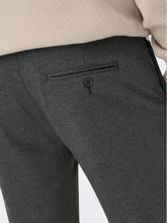 Only & Sons Only & Sons Chinosy 22022911 Szary Tapered Fit