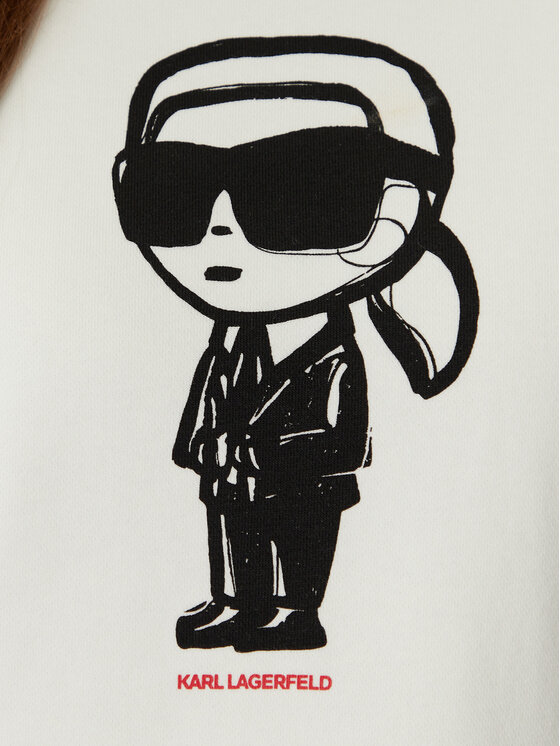 KARL LAGERFELD KARL LAGERFELD Mikina A2W20071 Světle béžová Regular Fit