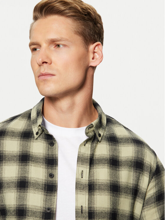 Blend Blend Hemd 20717421 Grün Slim Fit