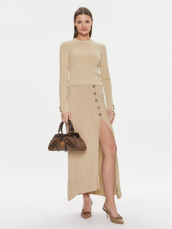 Guess Guess Πουλόβερ Sophie W4RR52 Z3D60 Μπεζ Slim Fit