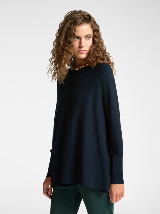Elena Mirò Elena Mirò Cardigan M513Z000653N034 Blu A-Line Fit
