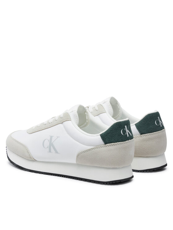 Calvin Klein Jeans Calvin Klein Jeans Снікерcи Retro Runner YM0YM01119 Écru