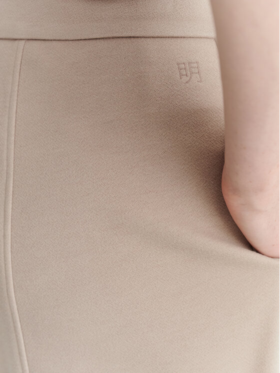 TATUUM TATUUM Spodnie materiałowe MEREDIA Beżowy Wide Leg