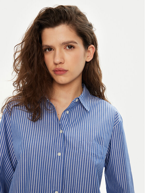 Tommy Hilfiger Tommy Hilfiger Košulja WW0WW45612 Plava Relaxed Fit