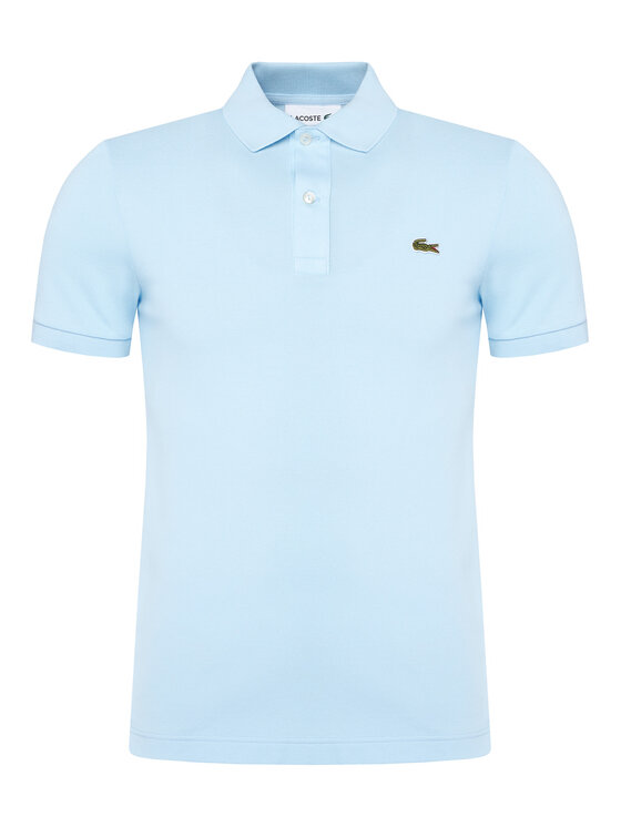 Lacoste Lacoste Тениска с яка и копчета PH4012 Син Slim Fit