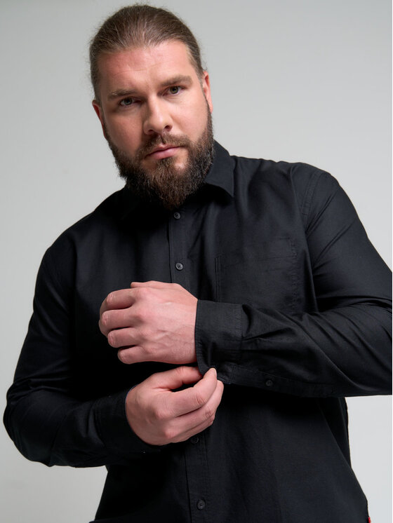 BIG STAR BIG STAR Koszula trixi_shirt_ls_906 Czarny Basic Fit