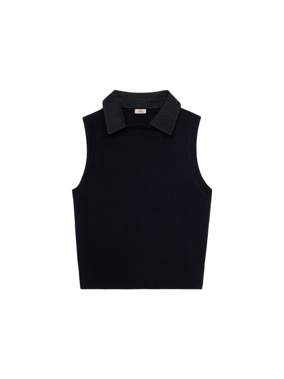 Oltre Oltre Cardigan M376J005120N034 Blu Slim Fit