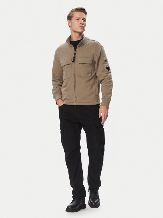 C.P. Company C.P. Company Mikina 21CMSS028A005086W Béžová Regular Fit