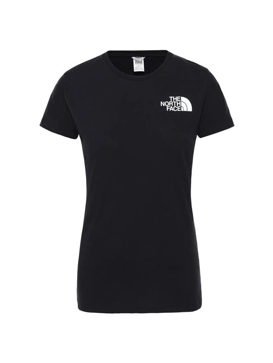 The North Face The North Face T-Shirt The North Face W Half Dome Tee Czarny Slim Fit