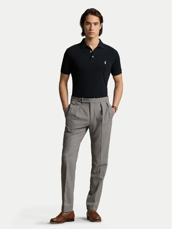 Polo Ralph Lauren Polo Ralph Lauren Поло 710941439001 Чорний Custom Slim Fit