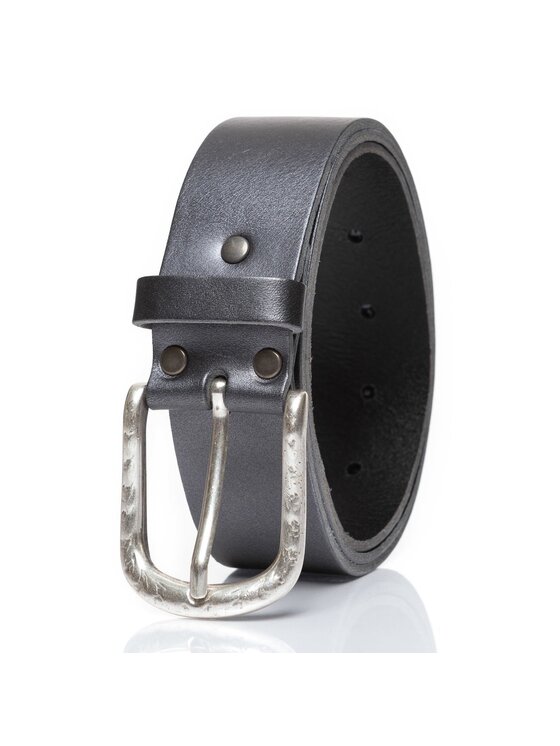 Mustang Mustang Pasek Męski BELT Srebrny