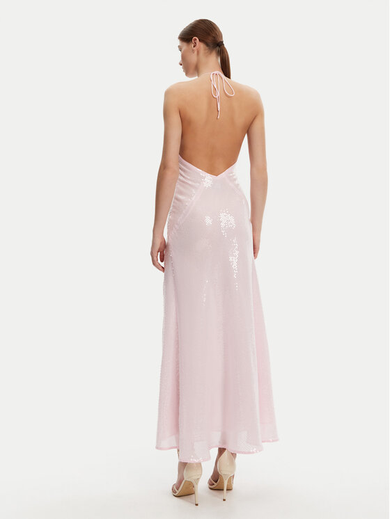 Bardot Bardot Sukienka wieczorowa 59278DB3 Różowy Regular Fit
