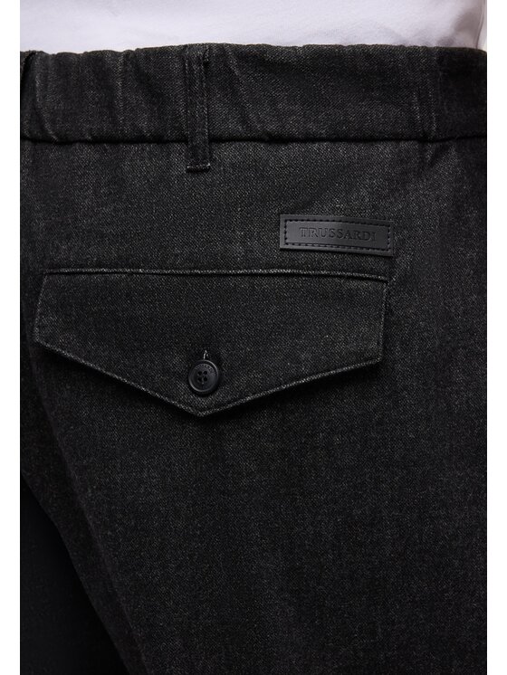 Trussardi Trussardi Pantaloni di tessuto P731M000158N033 Nero Regular Fit