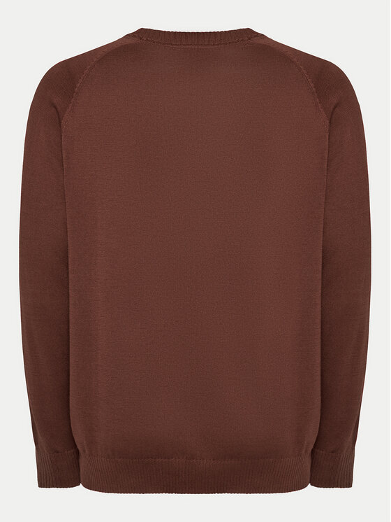 Lee Lee Пуловер 112355672 Кафяв Regular Fit