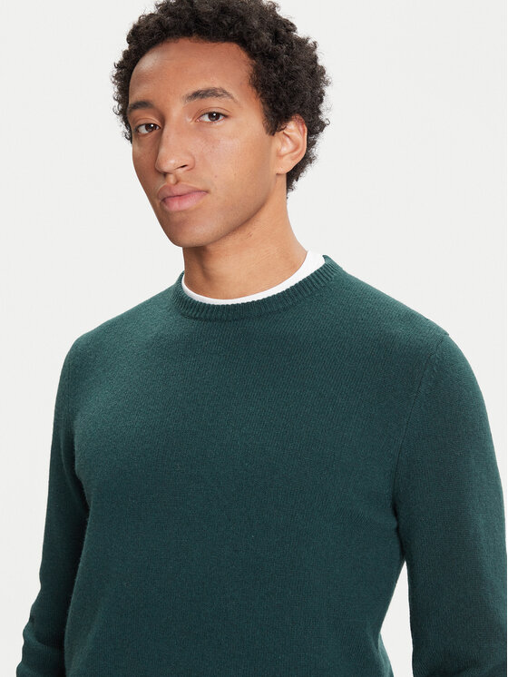 Barbour Barbour Sweter MKN0584GN59 Zielony Regular Fit
