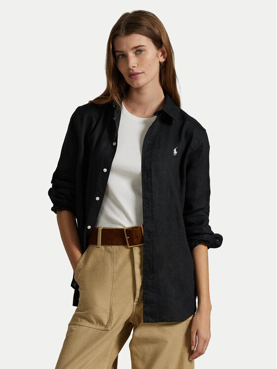 Polo Ralph Lauren Košeľa 211970730003 Čierna Classic Fit
