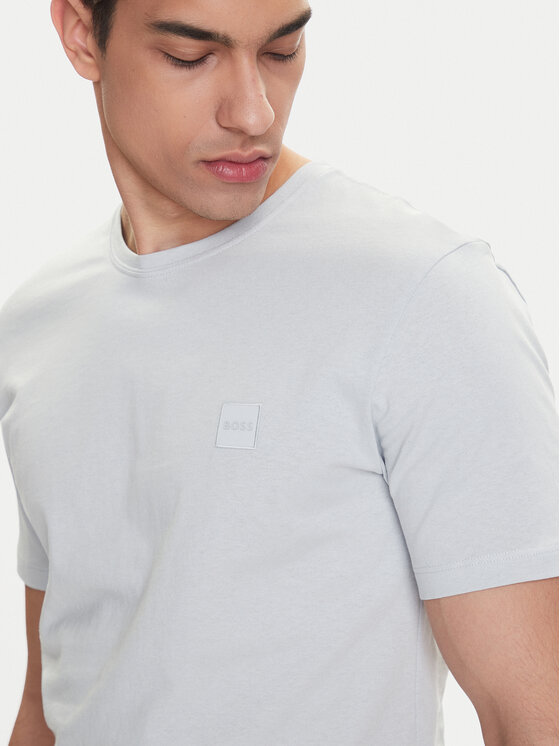 BOSS BOSS T-krekls Tales 50508584 Pelēks Regular Fit